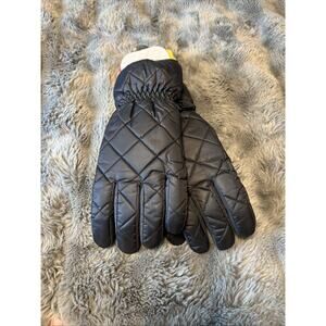 Heat Holders Womens Thermal Gloves Sz Small/Medium Black Water & Wind Resistant